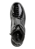 Waldläufer Bootie aus krokogeprägtem Lackleder 