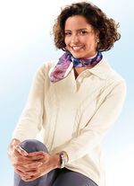 Pullover mit Schurwolle NATURWEISS