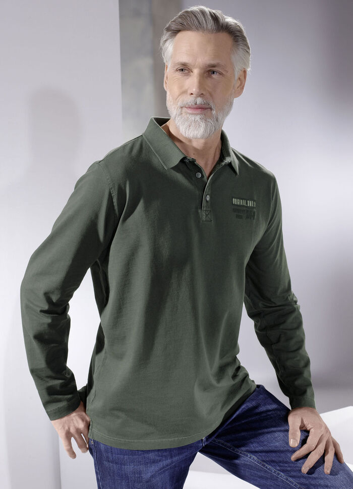 Poloshirt von &bdquo;Milano Italy&ldquo; in 2 Farben OLIV