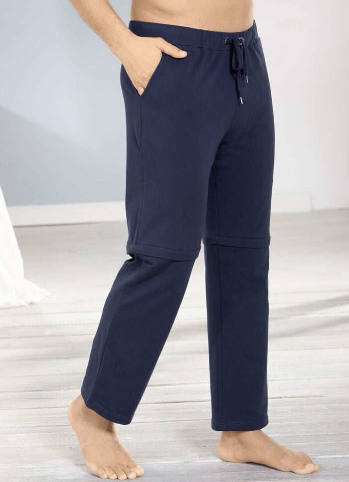 Schlaf-und Freizeithose mit verschiedenen Tragevarianten MARINE