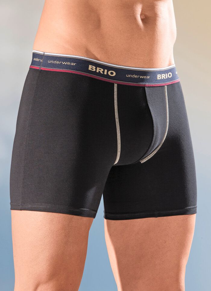 Dreierpack Pants mit Elastikbund 