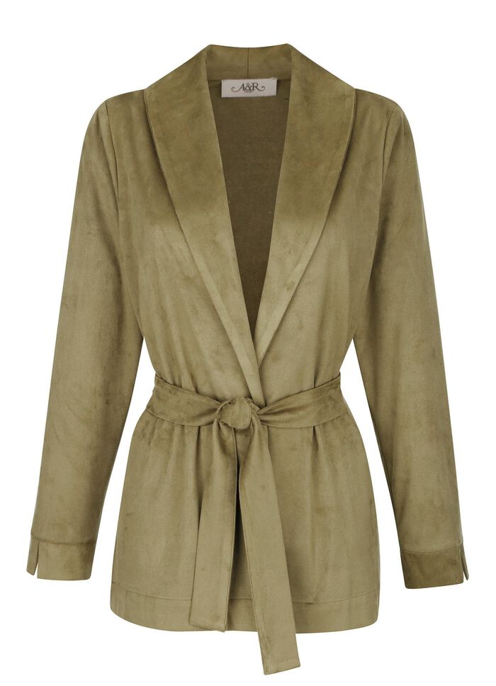 Longblazer mit Schalkragen 