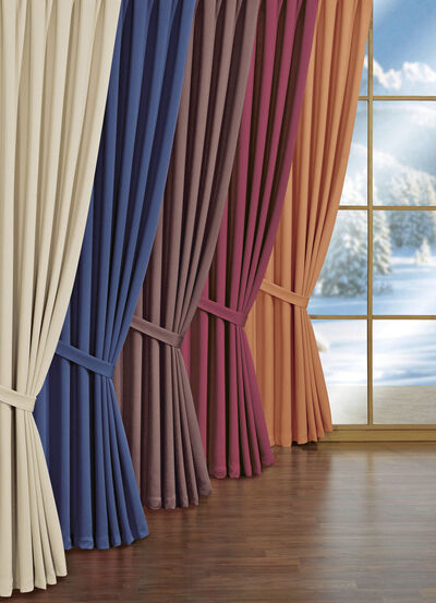 Verdunkelungs-Schals mit Universalschienenband 