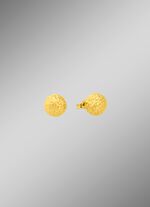 Facettierte Ohrstecker aus Gold 