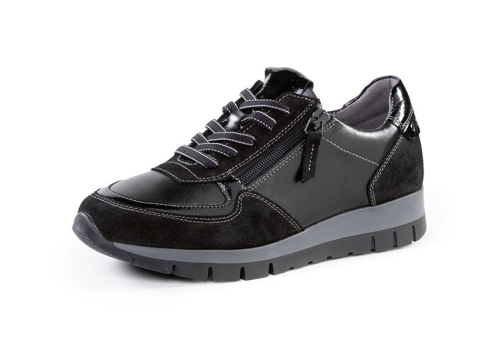 ELENA EDEN Sneaker mit r&uuml;ckw&auml;rtigem Nietenbesatz SCHWARZ