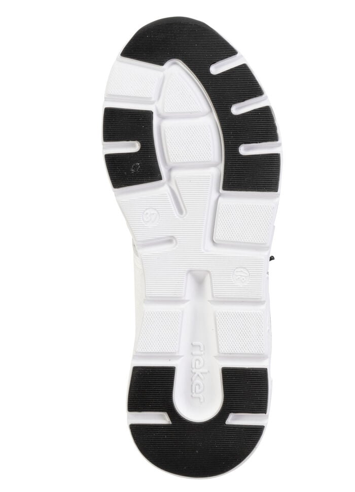 Rieker Sneaker aus teilweise beschichtetem Meshmaterial WEISS
