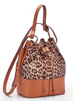 Collezione Alessandro Beutel-Tasche mit Leoparden-Druck BRAUN