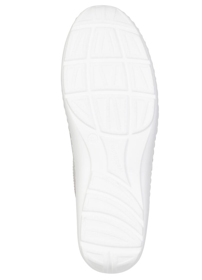 Waldl&auml;ufer, bequeme Damen-Slipper, Weite H, mit herausnehmbarem Fu&szlig;bett CHAMPAGNER