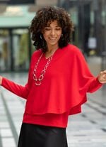 Pullover in 2-Lagen-Look 