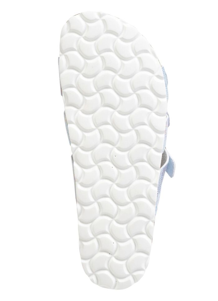 ELENA EDEN Pantolette mit buntem Metallic-Schimmer 