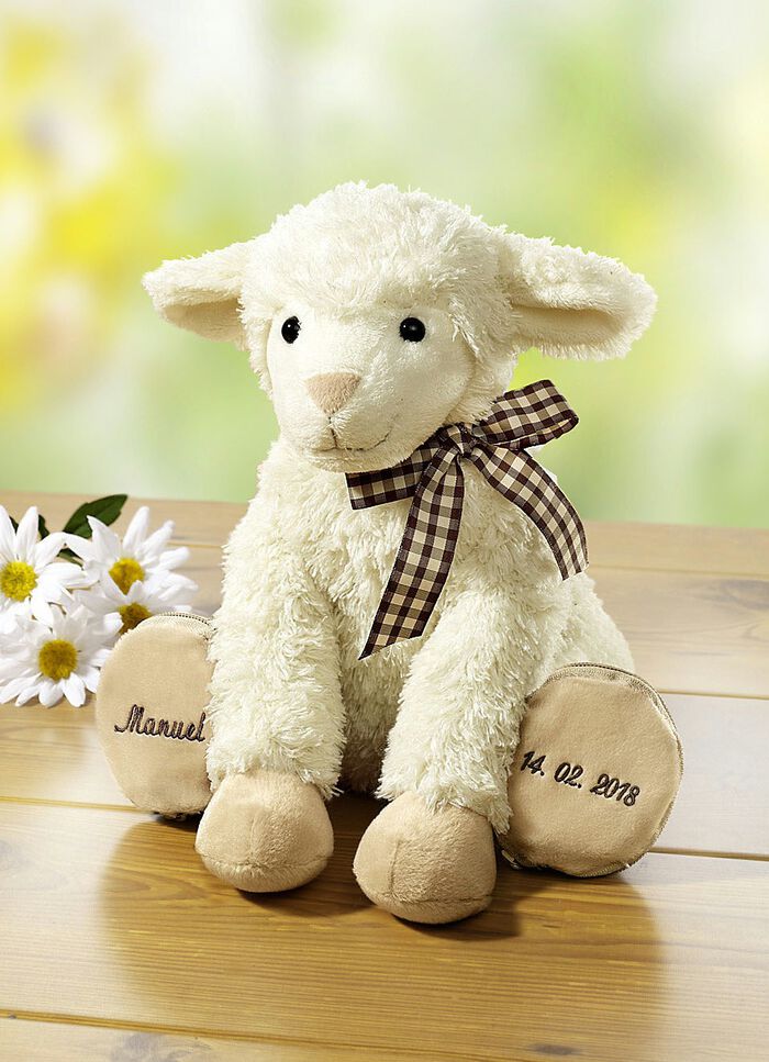 Lämmchen, individuell bestickbar 