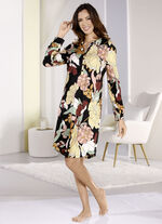 Nachthemd, knielang und langen Ärmeln  