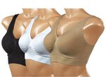 Ahh Bra, 3er-Bustier-Set WEISS BEIGE SCHWARZ