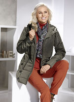 Jacke mit fester Kapuze 