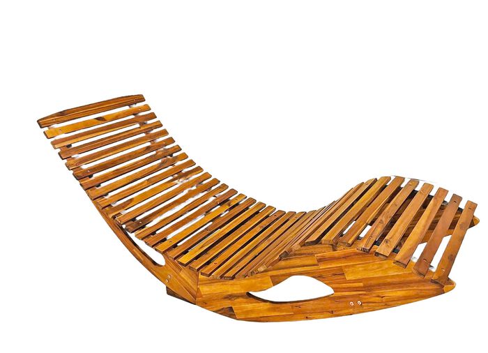 Klappbare Schaukelliege aus Akazienholz 