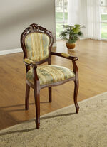 Esszimmerstühle mit Gestell aus massivem Buchenholz GRÜN-NUSSBAUM