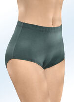 F&uuml;nferpack Slips mit Dehnbund GR&Uuml;N