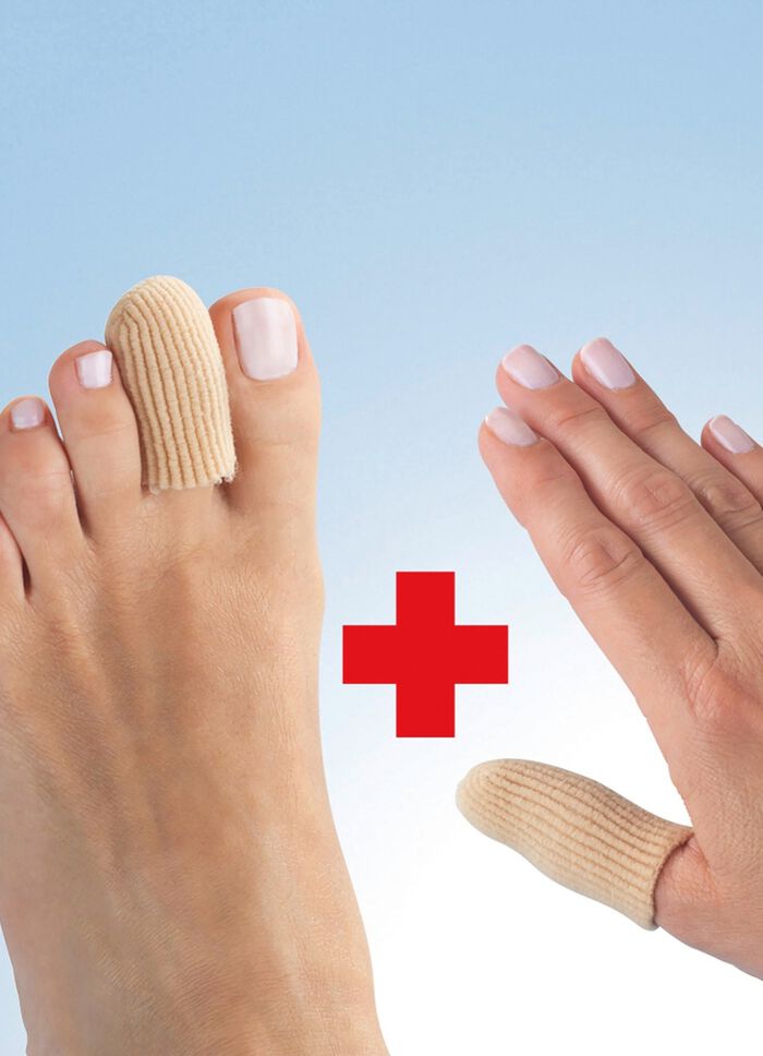 Finger- und Zehenschutz, 6-teilig, mit Silikon-Innenseite 
