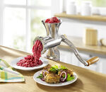 Fleischwolf aus Aluminium mit Spritzgeb&auml;ckvorsatz 