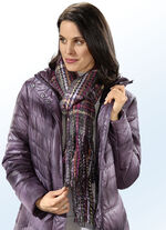 Schal mit kontraststarkem Muster 