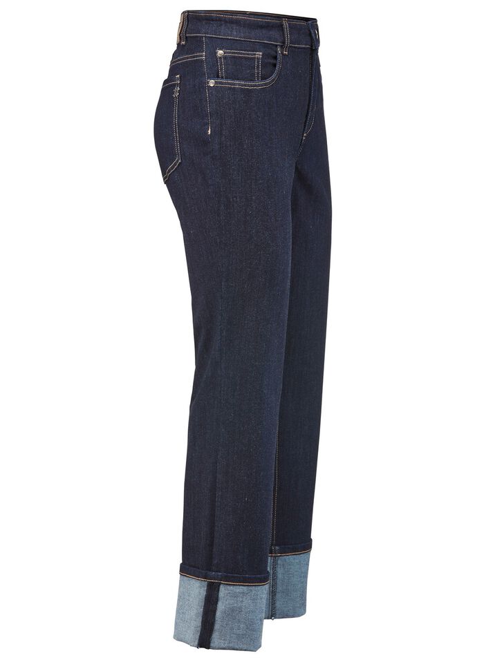 Magic-Jeans mit krempelbaren Aufschl&auml;gen 