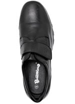 Leichte Herren-Slipper, mit herausnehmbarem Fußbett SCHWARZ