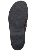 Warme Damen-Hausschuhe, mit Schurwolle ANTHRAZIT-BUNT