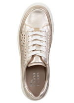 ELENA EDEN Sneaker aus Nappaleder mit luftiger Perforation GOLD