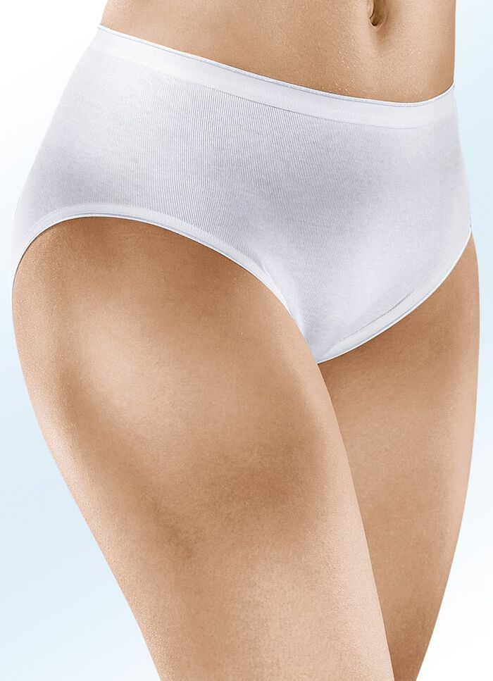 Speidel Viererpack Slips mit elastischen Abschl&uuml;ssen WEISS