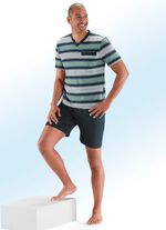 Zweierpack Shortys mit V-Ausschnitt und Brusttasche 