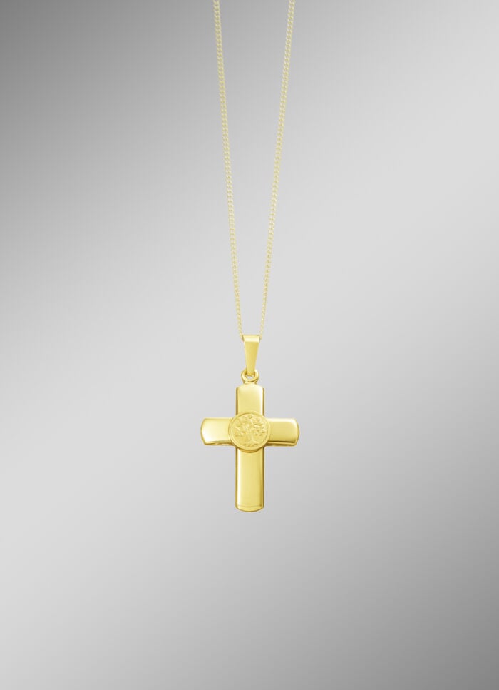 Kreuz-Anhänger aus Gold 