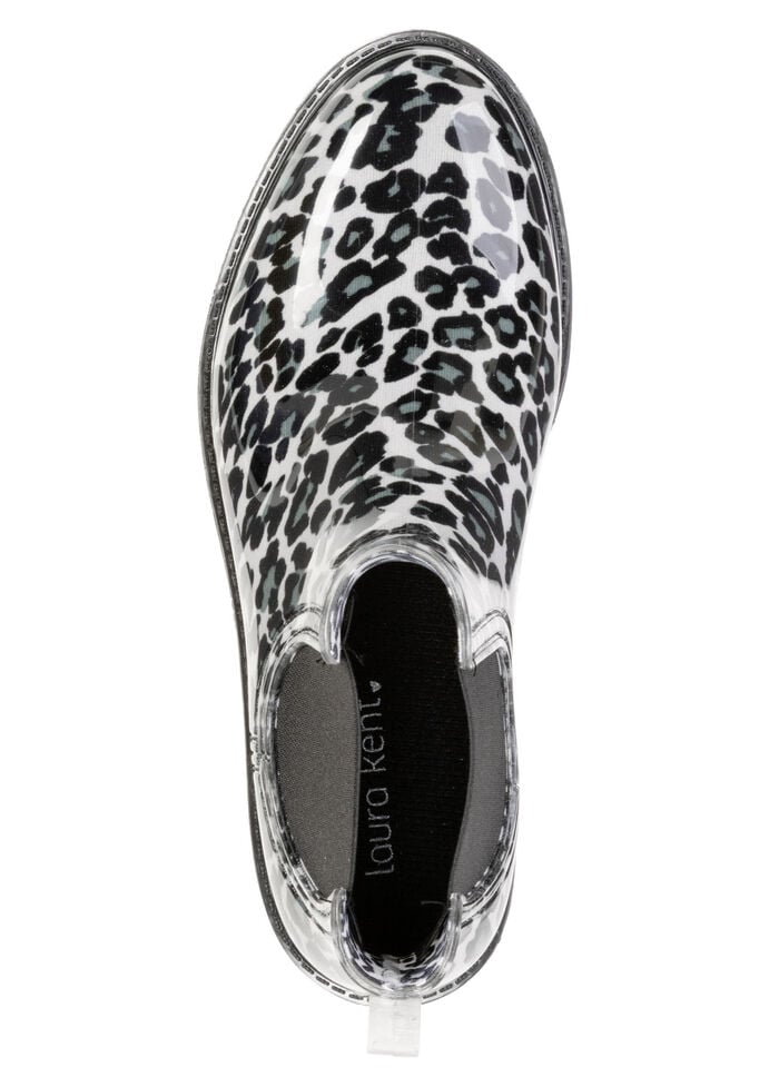 laurakent, trendige Regenstiefeletten, mit herausnembarer Textileinlage SCHWARZ-EISGRAU