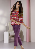 Laurina Schlafanzug mit Knopfleiste 