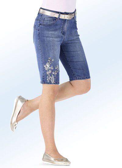 Jeans-Bermudas 