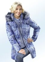 Jacke mit abnehmbarem Kunstpelz-Besatz 