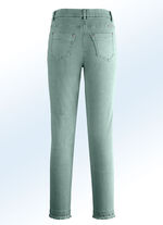 Magic-Jeans mit toller Nietenzier sowie angesagtem Fransensaum JADEGR&Uuml;N