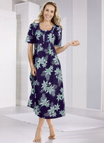 Nachthemd, knöchellang aus reiner Baumwolle 