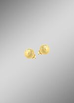 Zauberhafte Kugel-Ohrstecker mit Struktur 