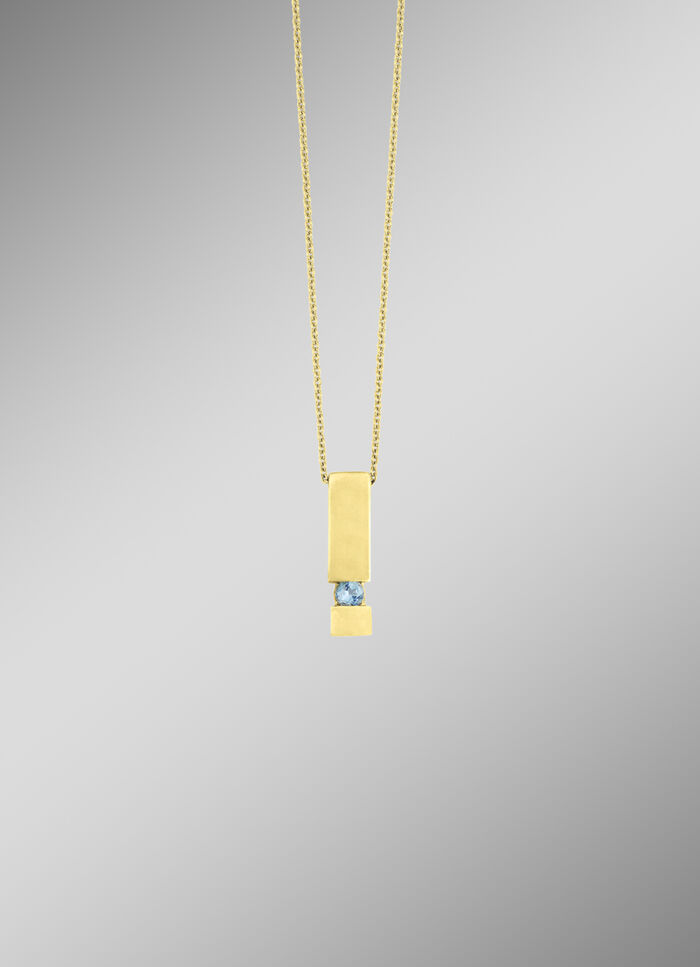 Moderner Anh&auml;nger mit Kette 