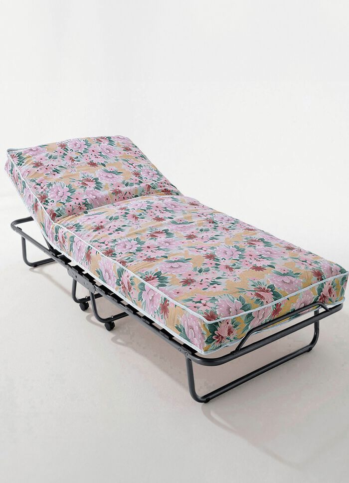 G&auml;stebett mit Lattenrost und 4 Rollen 