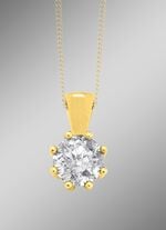 Funkelnder Anh&auml;nger mit Brillant 