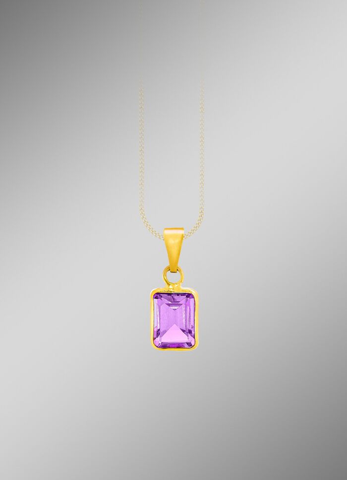 Schicker Anh&auml;nger mit echt Amethyst 