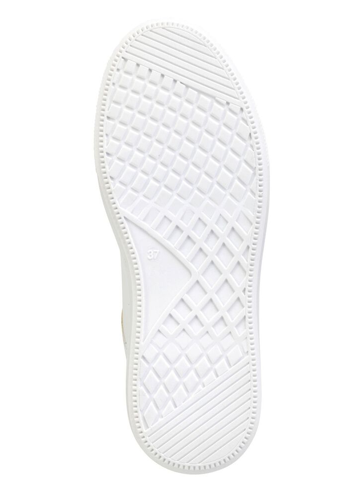 ELENA EDEN Sneaker mit niedlichen Herzchen besetzt WEISS-BUNT