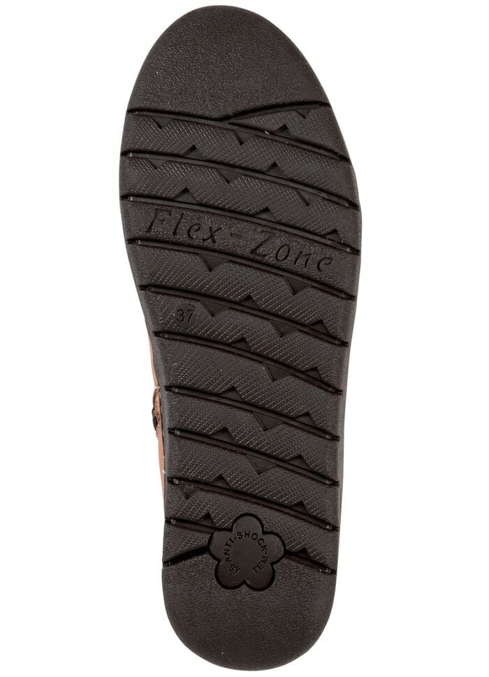 ELENA EDEN, gef&uuml;tterte Damen-Boots, Winterschuhe, Weite H, mit herausnehmbarem Fu&szlig;bett CAMEL