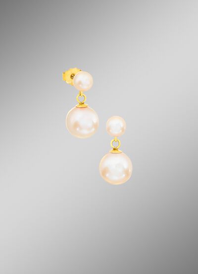 Ohrstecker mit S&uuml;&szlig;wasser-Zuchtperlen 