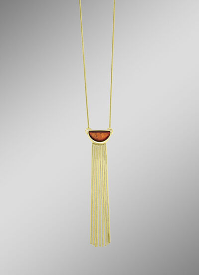 Halskette mit Bernstein 