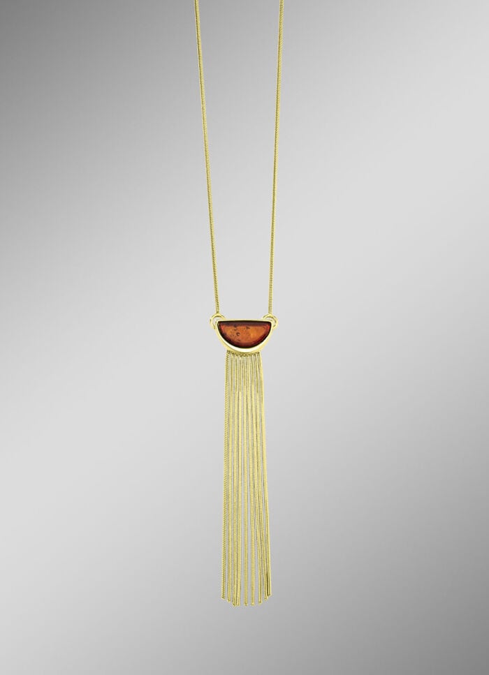 Halskette mit Bernstein 