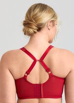 Miss Mary Bügel-BH mit floraler Elastikspitze ROT