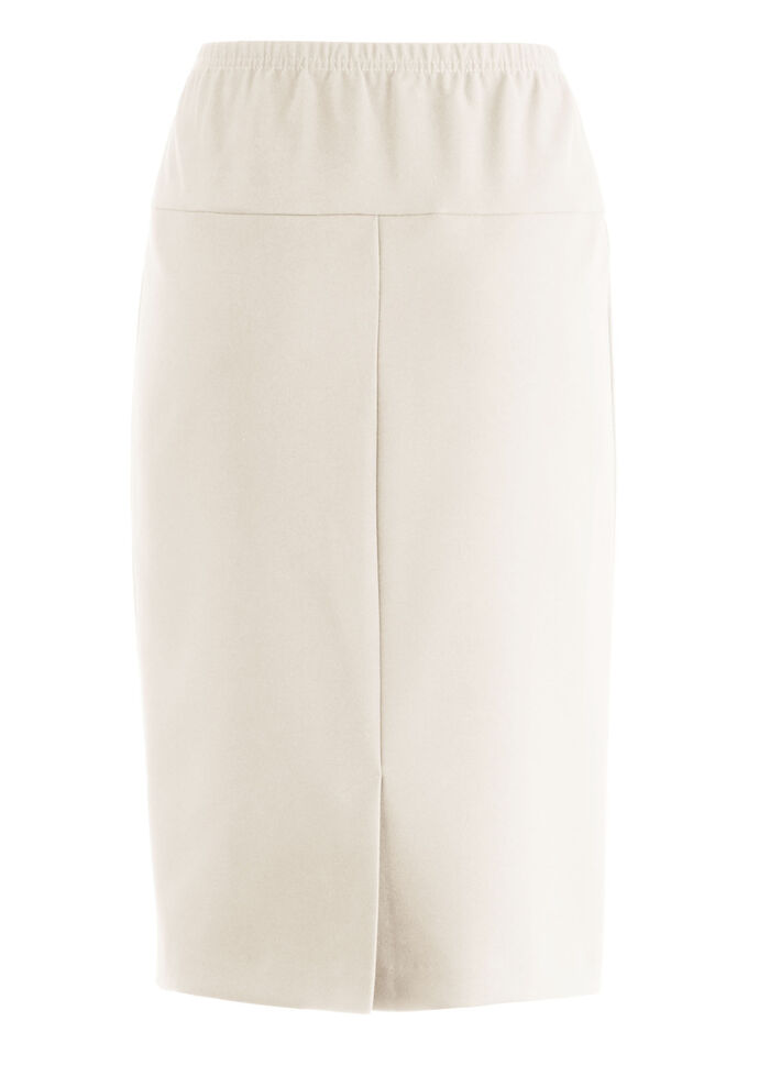 Rock in gerader Schnittführung BEIGE