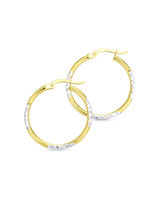 Wundersch&ouml;ne diamantierte Creolen 